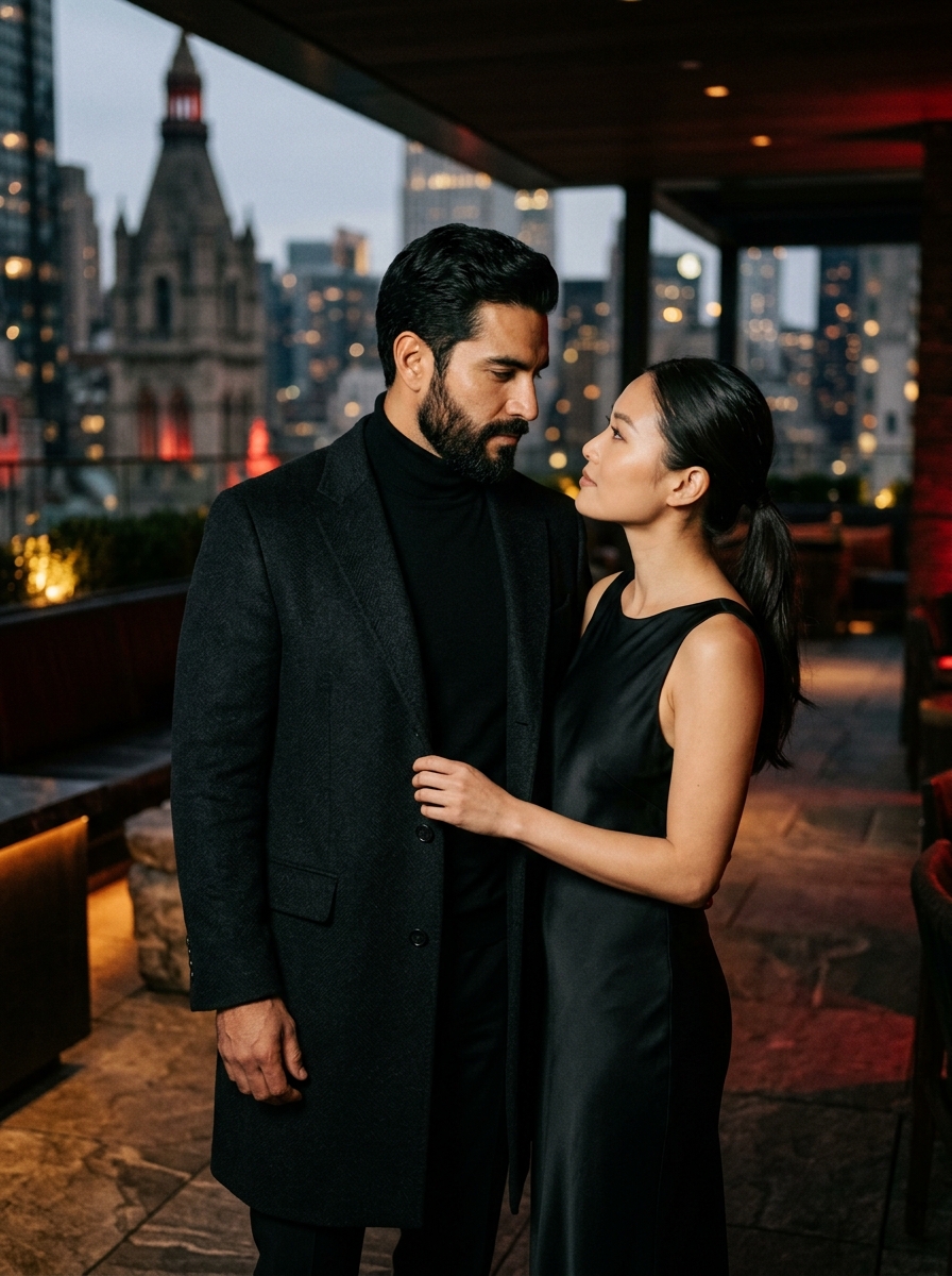 She's drawn to the man who's already locked in.